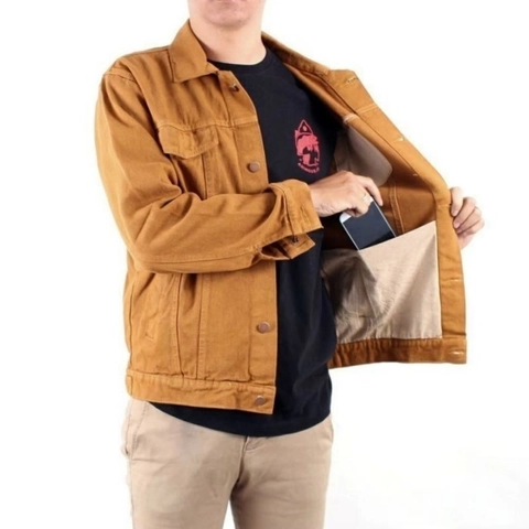 Bursanekashop - Jaket jeans cowok / pria mustrad PREMIUM JAKET JEANS YAKUZA JAKET JEANS MOTOR JPRIA