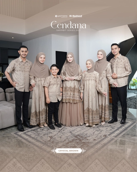 Yasmeera Official - SARIMBIT 2027 CENDANA SERIES WARNA CRYSTAL BROWN