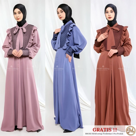 [CUCI GUDANG] Baju Gamis Wanita Nareswari Dress