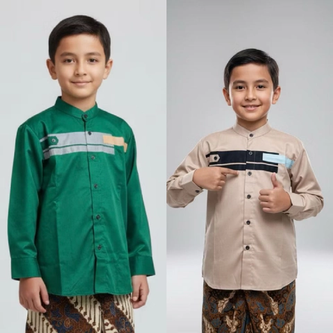 Batik Alfin - Baju koko anak tanggung series terbaru motif yordan bagus banget nyaman di pakai