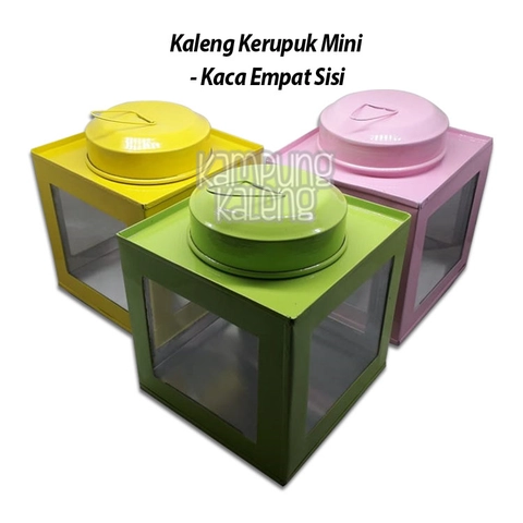 Kampung Kaleng - Kaleng Kerupuk Mini - Empat Sisi