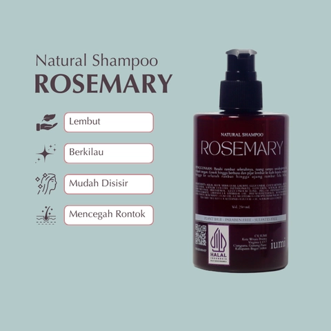IUMI - IUMI Rosemary Natural Shampoo Dengan Aloe Vera