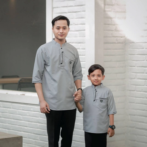 Batik Alfin - Baju koko Couple ayah dan anak motif Raka boleh di pisah bagus banget