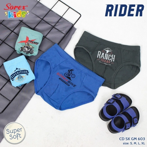 Kusumawardani - Sorex Kids GM 603 CD Anak Laki-laki Celana Dalam Anak Cowok Bahan Super Soft Serap Keringat