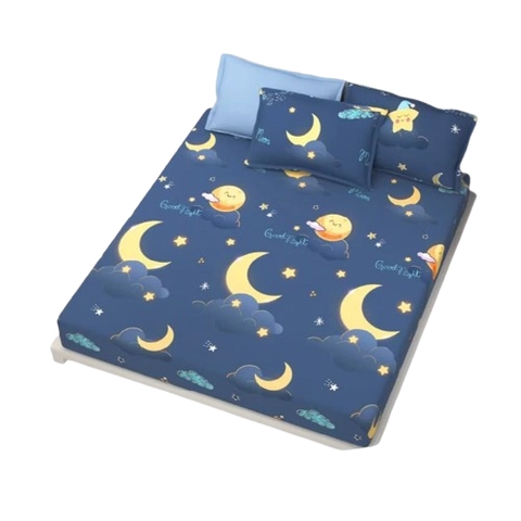 Galeripuko - Sprei Katun Premium Motif NIGHT BLUE