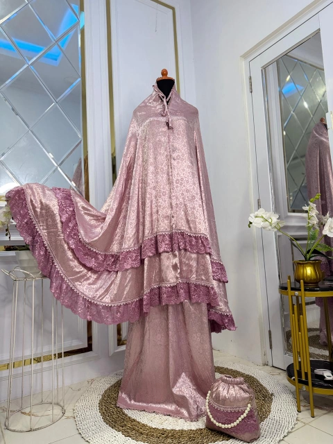 SRIAYU COLLECTION - Mukena Armany Renda Ruffle by SRIAYU