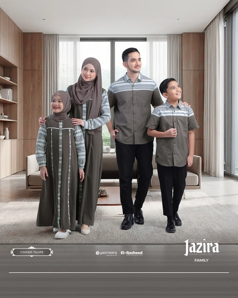Yasmeera Official - SARIMBIT 2026 JAZIRA SERIES WARNA CINDER TAUPE