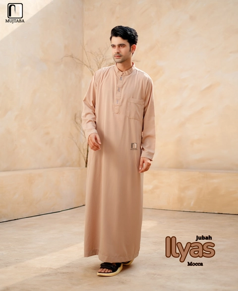 Arrikza - JUBAH ILYAS POLOS DEWASA