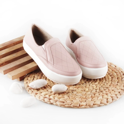 RENINE - ALZ PRO EDO1 Pink Sepatu Sneakers Wanita Korea Casual Kekinian