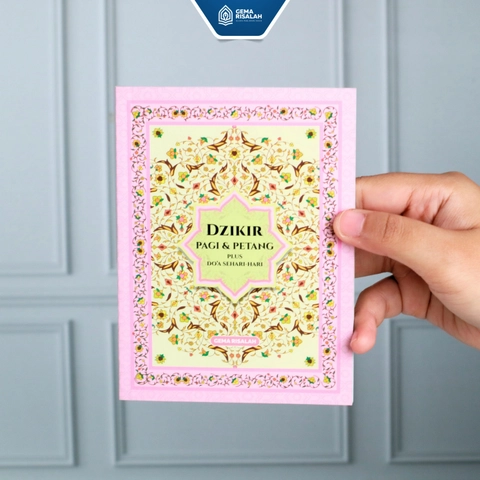 Gema Risalah - Buku Dzikir Pagi Petang Plus Doa Sehari - Hari Ukuran A6 buku islam Aesthetic