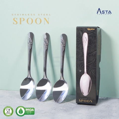 Asta Sendok Makan Stainlees Steel Tahan Karat Royalton 1 Lusin