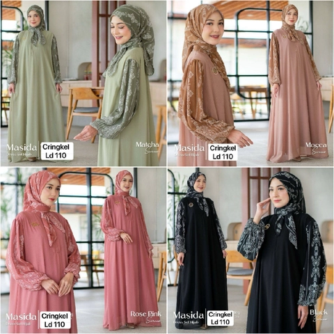 Kois Batik - New Masida Dres free hijab