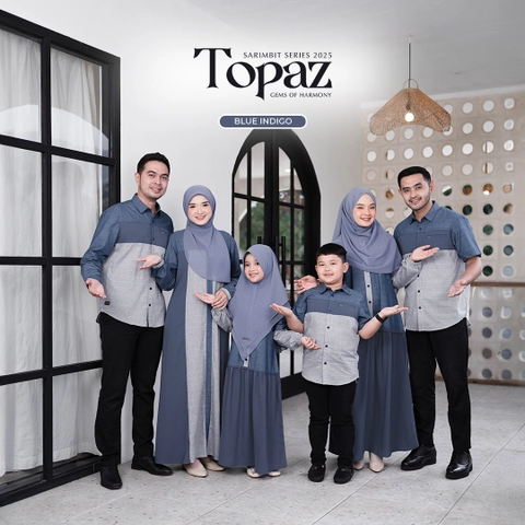 Yasmeera Official - Sarimbit 2025 Topaz SerIes Warna Indigo Blue