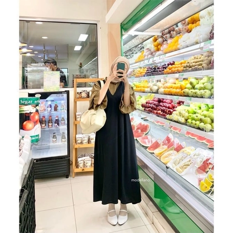 MEQA DAILY - YUBIN OVERALL DRESS KOREAN MAYUNG JUMBO