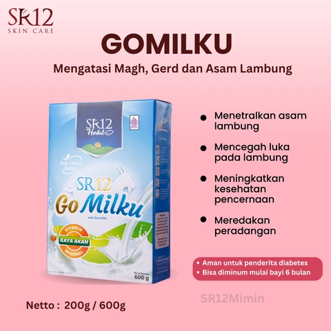 SR12 Gomilku Susu Kambing Etawa Untuk Maag Gerd Dan Asam Lambung