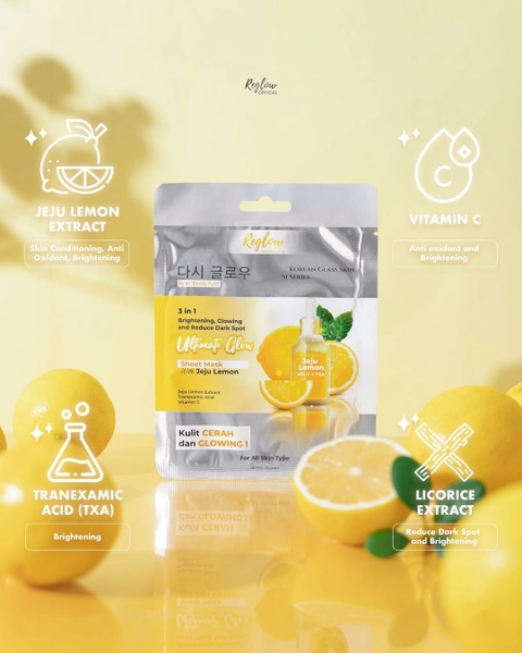 Queisha.id - reglow skincare sheetmask