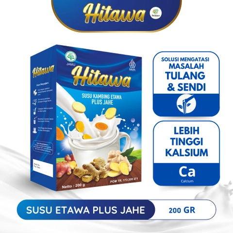 SEBENTAR BELANJA - Hitawa Susu Kambing Etawa Plus Jahe Merah Susu untuk Tulang dan Sendi