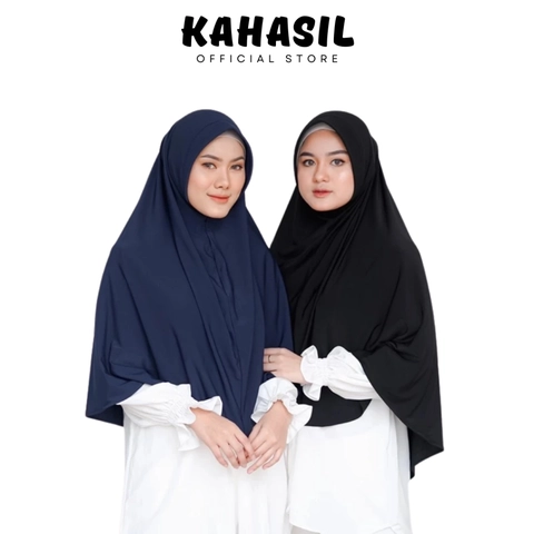 KAHASIL - Hijab Jilbab Bergo Instan Jersey Premium KHS4382