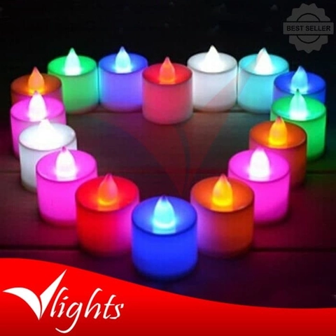 V Lights - Lampu Lilin Led Bisa Berubah 7 Warna