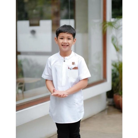 Batik Alfin - Baju koko muslim uk anak lengen pendek kuwalitas bagus banget