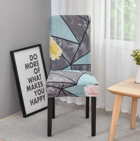 Lilopilo - Elastic Chair Cover Shabby / Penutup Sarung Kursi Bangku Elastis Bunga
