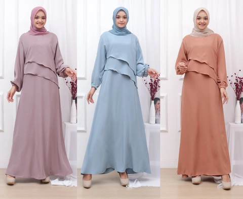 Giat Makmur [TA] - Gamis Casenda Dua Susun