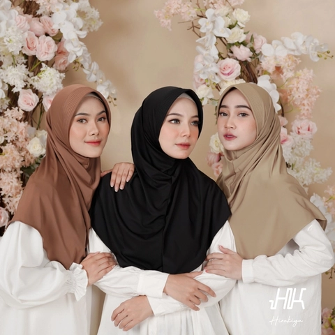 Talita Size L Jilbab Sport Instan Pad Menutup Dada Material Shamira Jersey Premium Quality