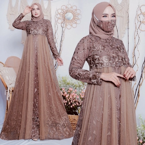 CANNIES STORES ID - YUMNACIO Gamis FullBrukat Tile FC77