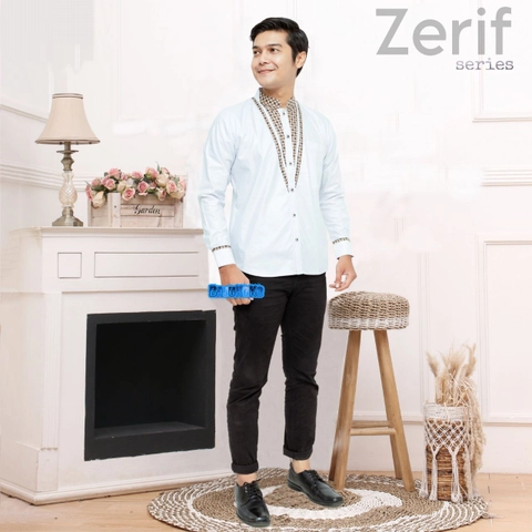 Kois Batik - Baju koko lengan panjang dewasa Zerif series banyak warna