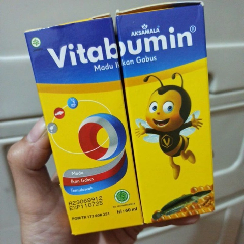 Vitabumin - Madu Ikan Gabus - Nutrisi Otak - Nafsu makan