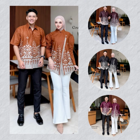 Kois Batik - Batik Coupel blouse hem pasangan bisa dibeli terpisah motif aena