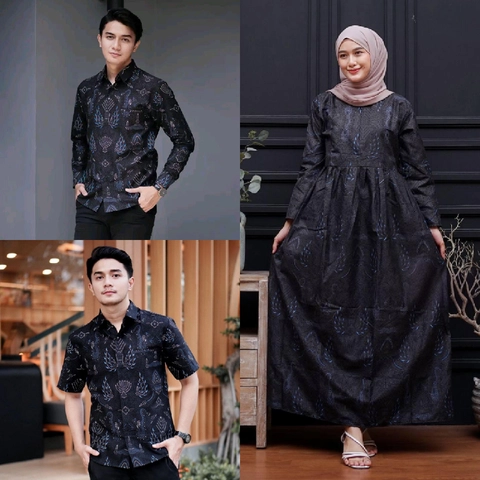 Kois Batik - Batik Gamis Coupel Hem Kemeja Kekinian Motif pedro