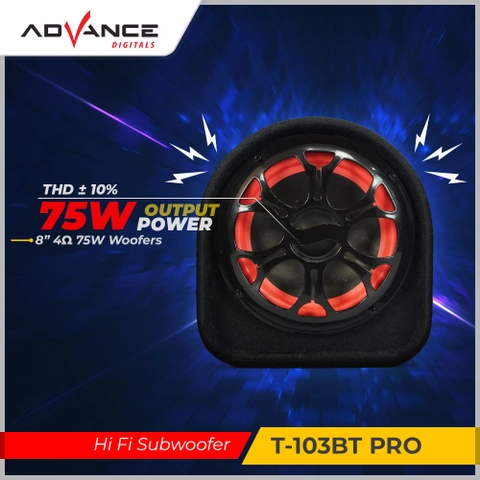 Advance Digitals Indonesia - Subwoofer Bluetooth Speaker T103BT-Pro Suara Bass Super & Fitur Karaoke