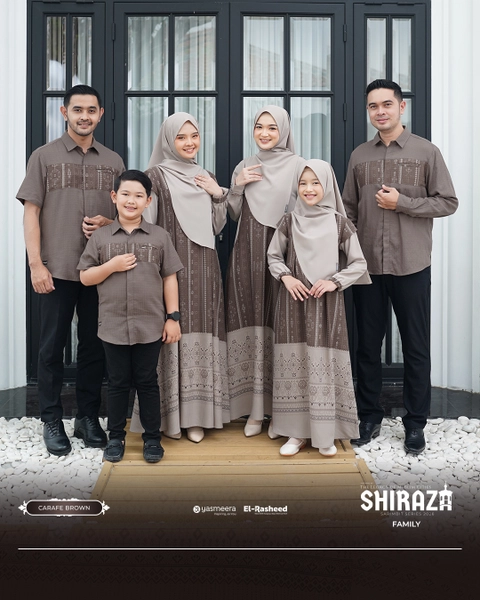 Yasmeera Official - SARIMBIT 2026 SHIRAZA SERIES WARNA CARAFE BROWN