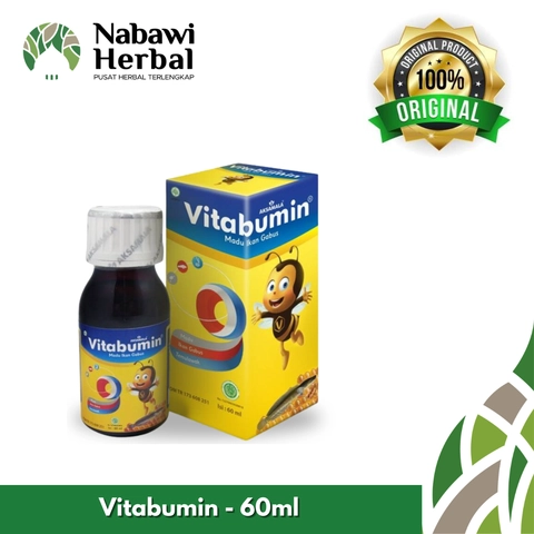 NABAWI HERBAL - Madu Ikan Gabus Vitabumin Suplemen Makanan Anak 60ml