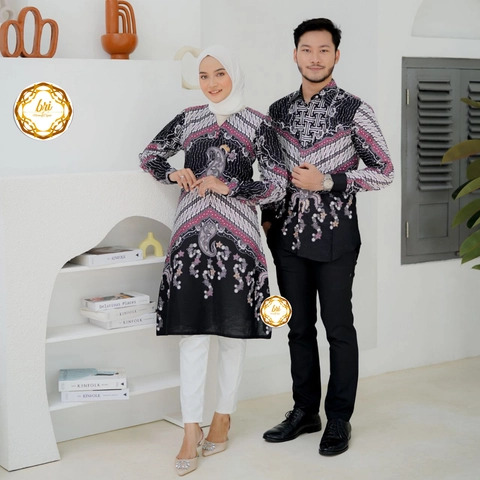 Rambe Batik Indonesia - Couple Tunik Lakshani Modern dan Exclusive
