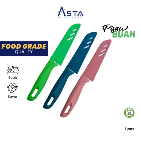 Asta Pisau Dapur Stainless Tajam Kupas Buah Sayur Serbaguna 20 cm