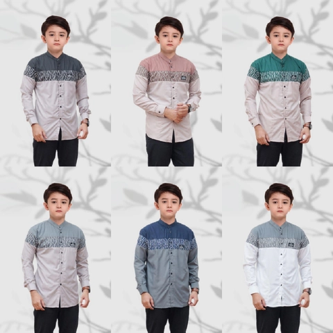 Kois Batik - Baju koko anak kekinian terbaru bagus banget modern motif sandiko