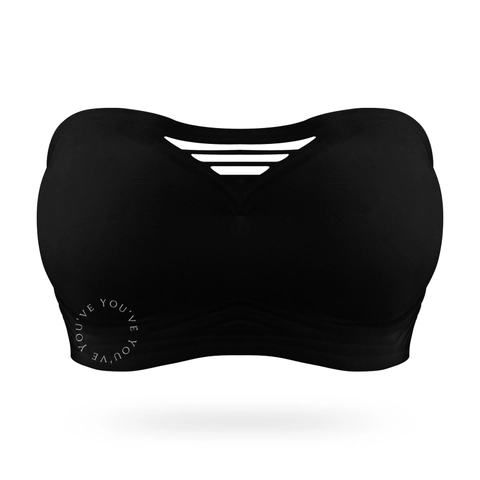 Youhave - BH Bra Seamless Kemben Super Premium Bikini Silikon Sport Bra Wanita Tanpa Kait 100174