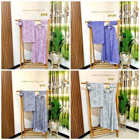 SRIAYU COLLECTION - MUKENA TRAVELL MINI 2 IN 1 BY Sriayu Collection