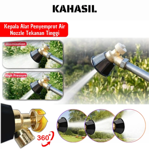 KAHASIL - Kepala Semprotan Alat Penyemprot Penyiram Air Tanaman Taman Pohon Multifungsi