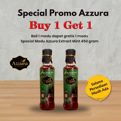 Madu Azzura - Extract Mint 450gr (Buy 1 Get 1)