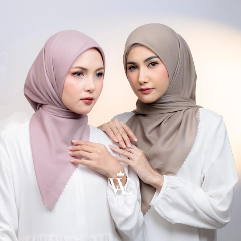 Willofi Official Store - Hijab Voal Arabella Segiempat Muslim Kerudung Basic Wanita Terbaru 2025