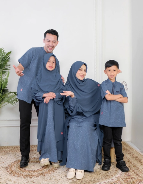 Arra - [PO] Baju Sarimbit Marwah Blue Sapphire