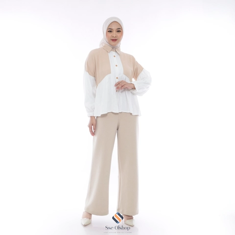 Sseolshop - Diandra kemeja wanita rayon twill terbaru / blouse atasan READY STOK