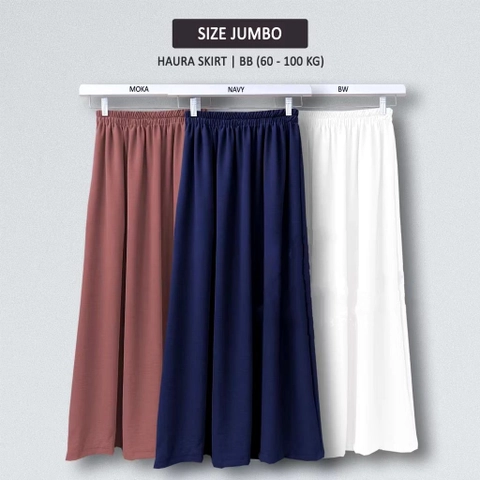 Rok Panjang/Rok Jumbo/Model Line A/Bawahan Wanita/Rok Crinkle