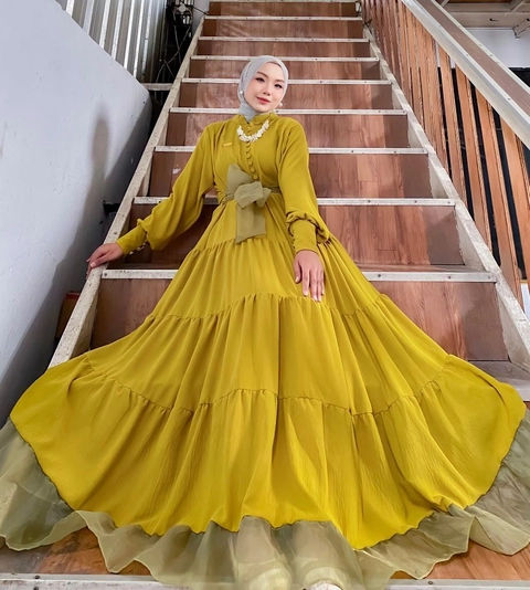 [CUCI GUDANG] Baju Gamis Cinderella Dress