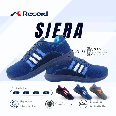 Record - RECORD SIERA I Sepatu Sneaker I Sepatu Sport I Sepatu Wanita - Size L (37-40)