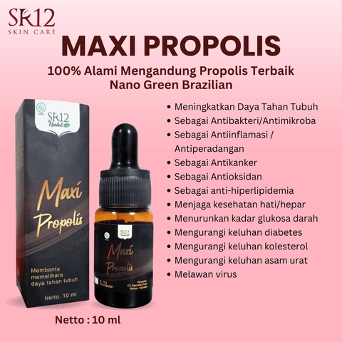 SR12 Propolis Meningkatkan Imun Tubuh Mengatasi Asam Urat Kolesterol Hipertensi Dan Diabetes