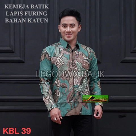 legowo batik - Kemeja batik lapis furing motif pulau samudera